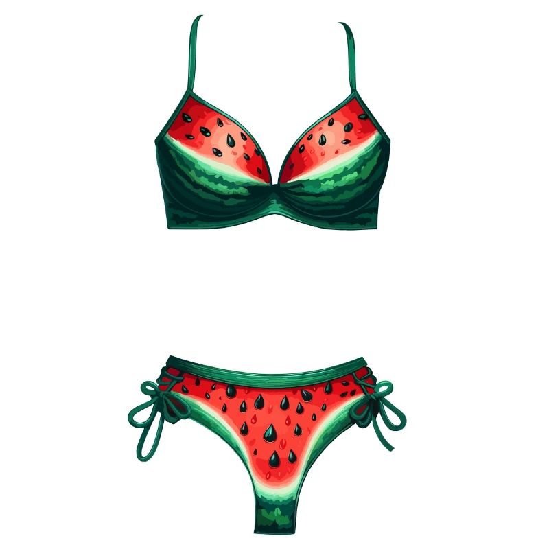 Chemise de bikini pastèque Cadeau pastèque