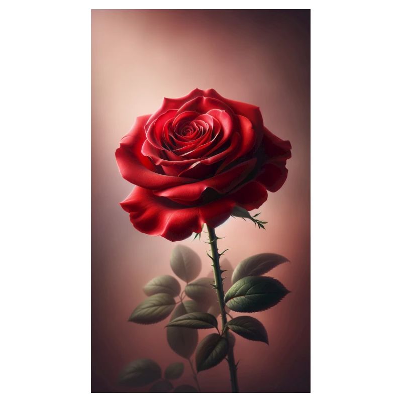 Rose rouge