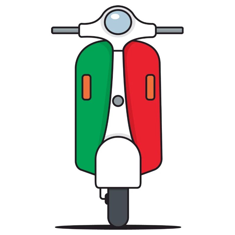 Wunderschönes Italienischer Roller Design