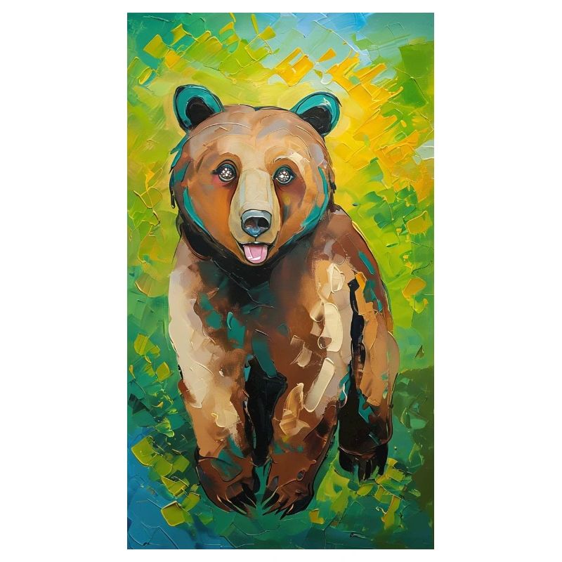 Bear Painting Bär Gemälde