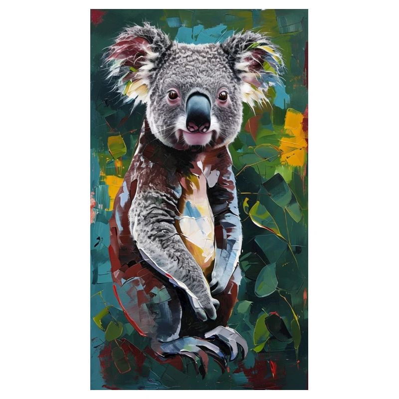 Koala Art Comic Kunst Wildlife