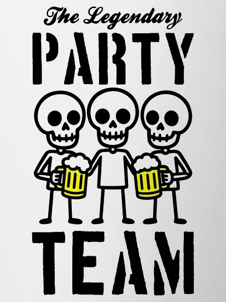 Skeleton Beer Party Team