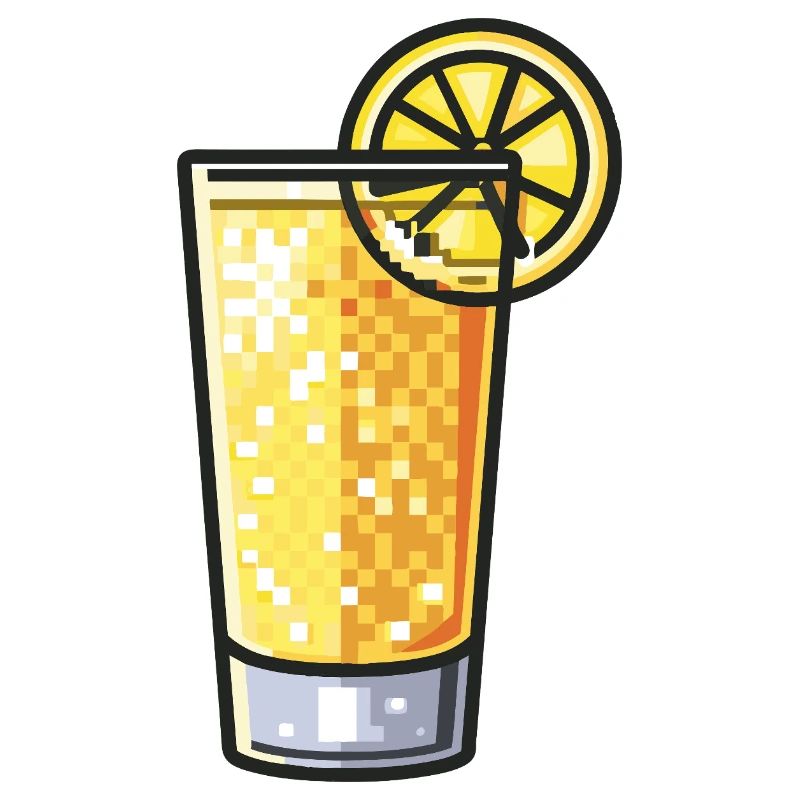 Verre à boisson Pixel Lemon