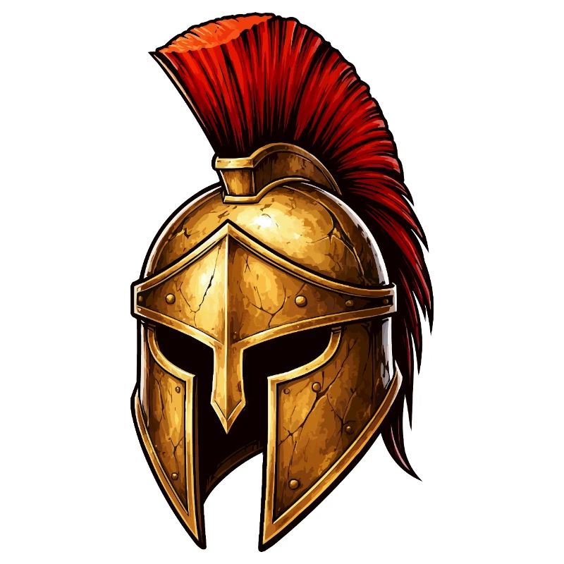 Spartanischer Ritterhelm