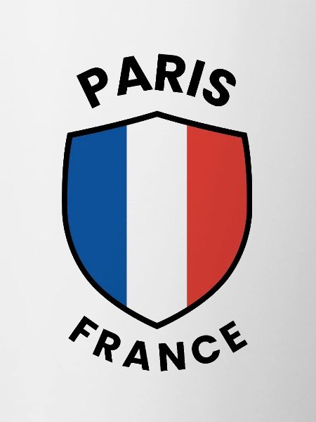 Schilddesign der Pariser Flagge