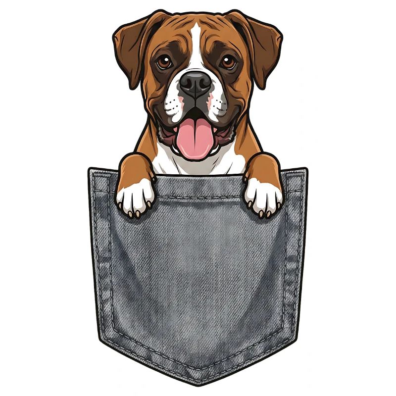 Boxer dans la Poche - Chien Mignon