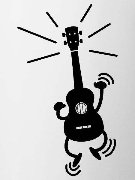 Tanzende Ukulele