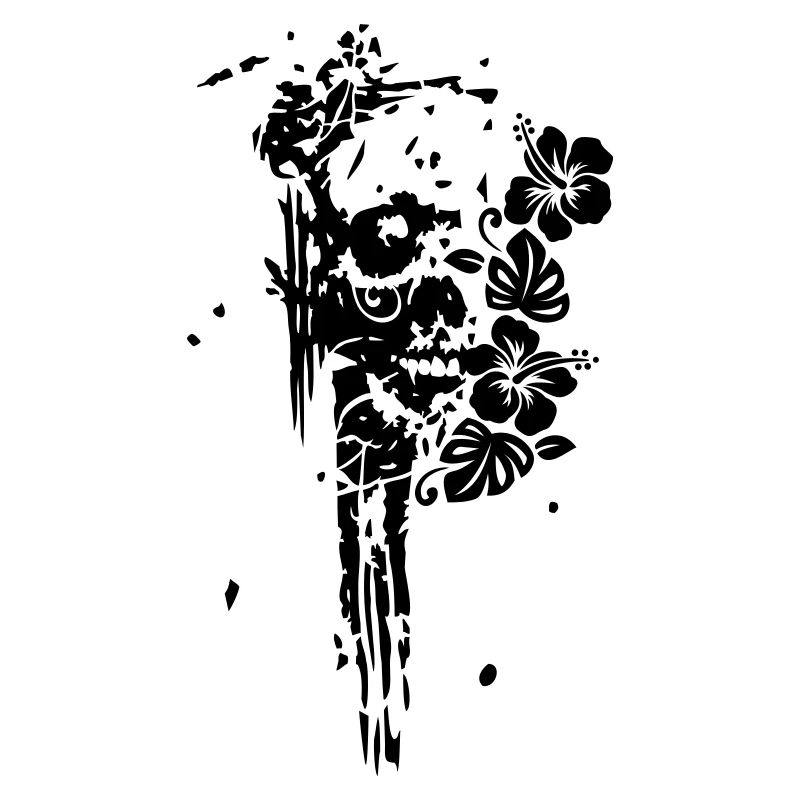 FLORAL SKULL