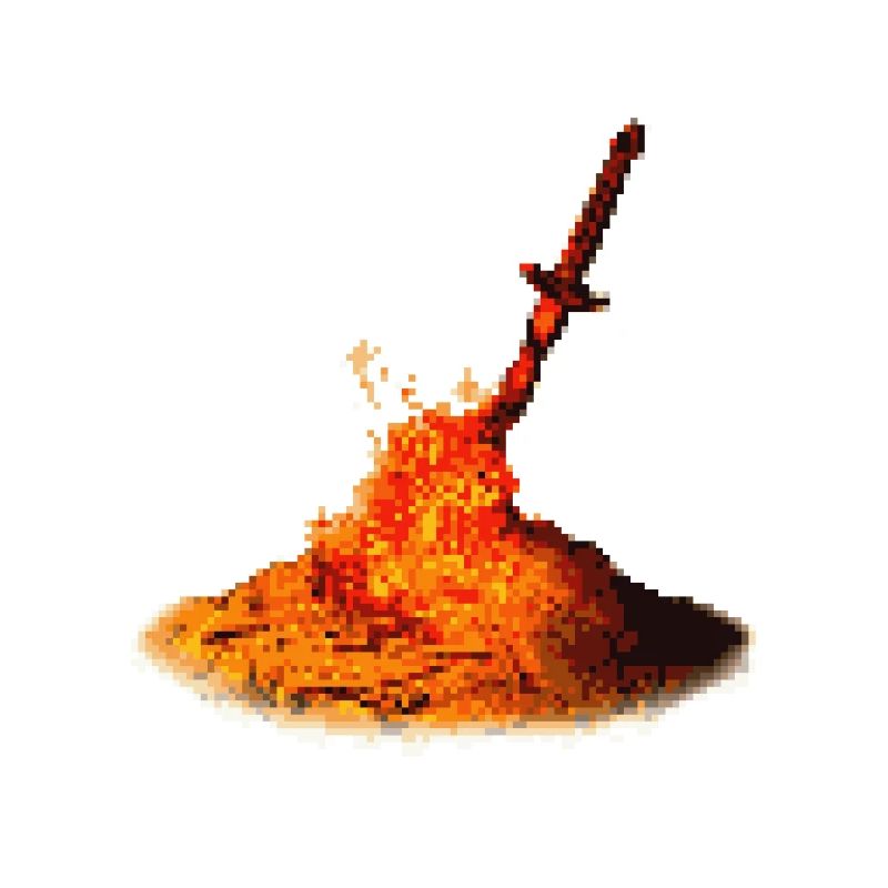 Bonfire Pixel Look