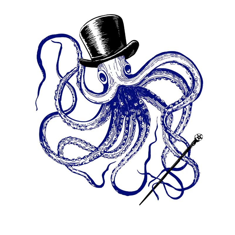Pieuvre Magicien Vodoo Monstre Octopus Encre de seiche