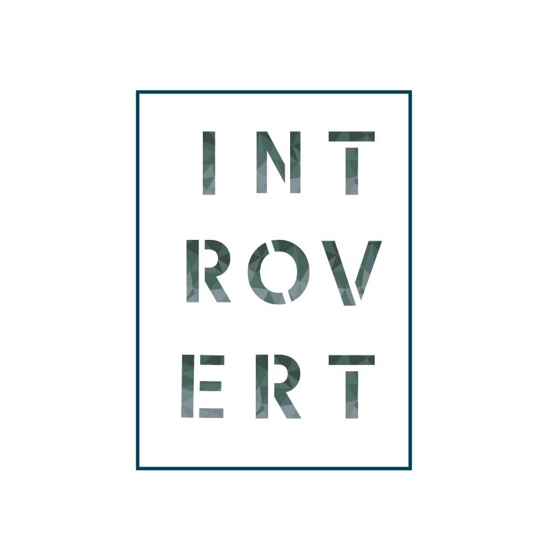 Introvert white, gift, gift idea