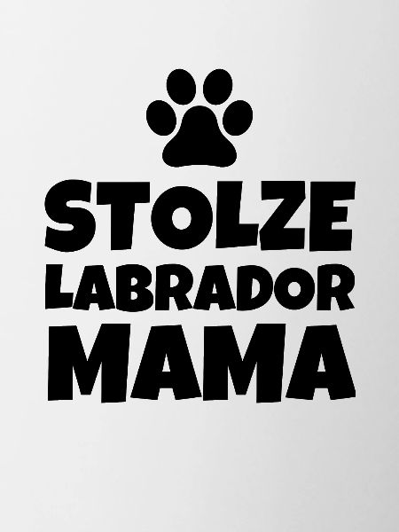 Stolze Labrador Mama