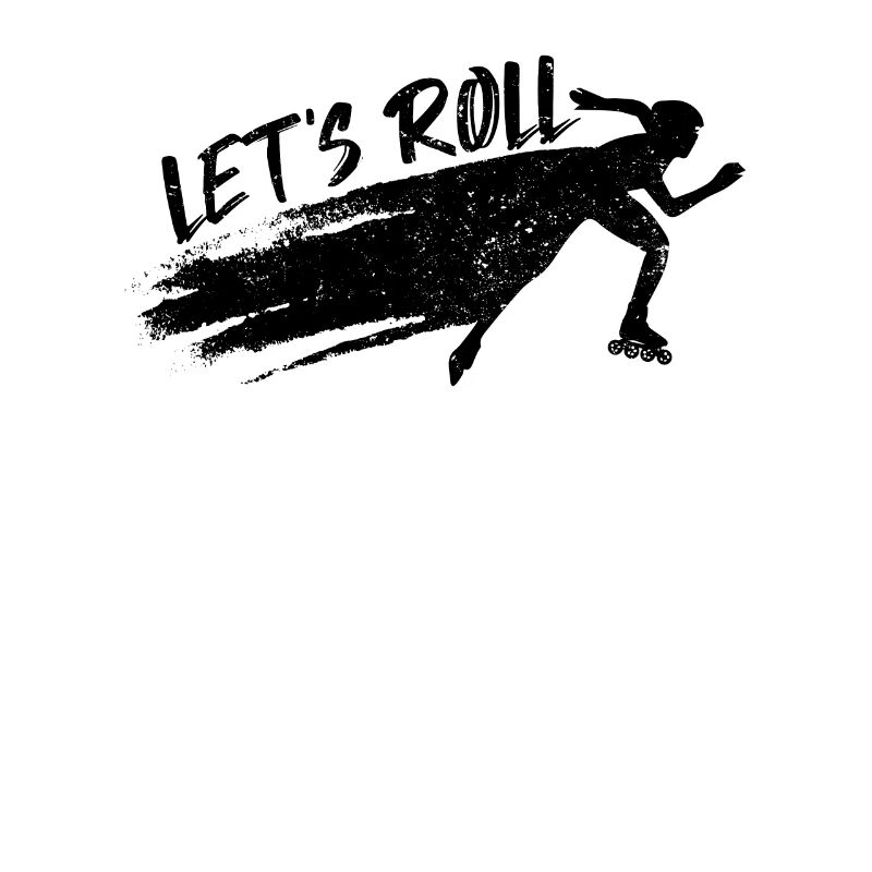 Inline Skating Lets Roll Design Für Einen Inline S