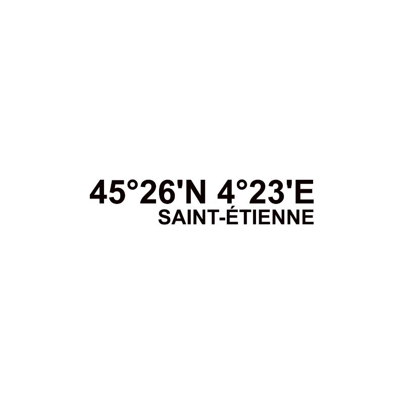 Coordonnées de Saint-Étienne