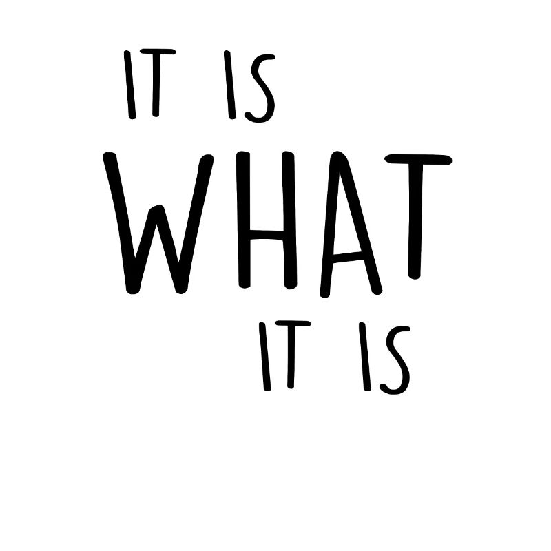 It is what it is it is what it is funny saying