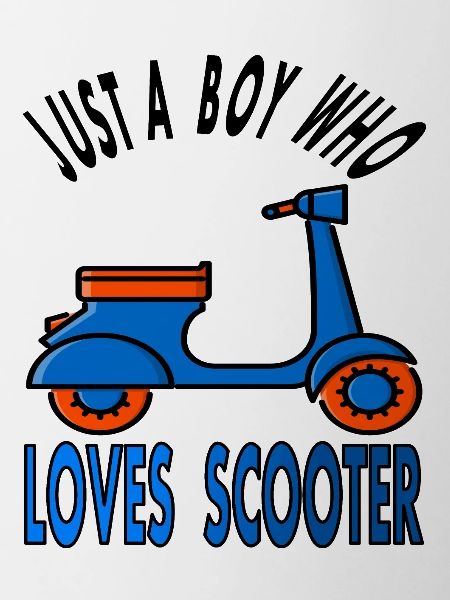 Rollerfahrer Rollerfahren Roller Scooter Geschenk