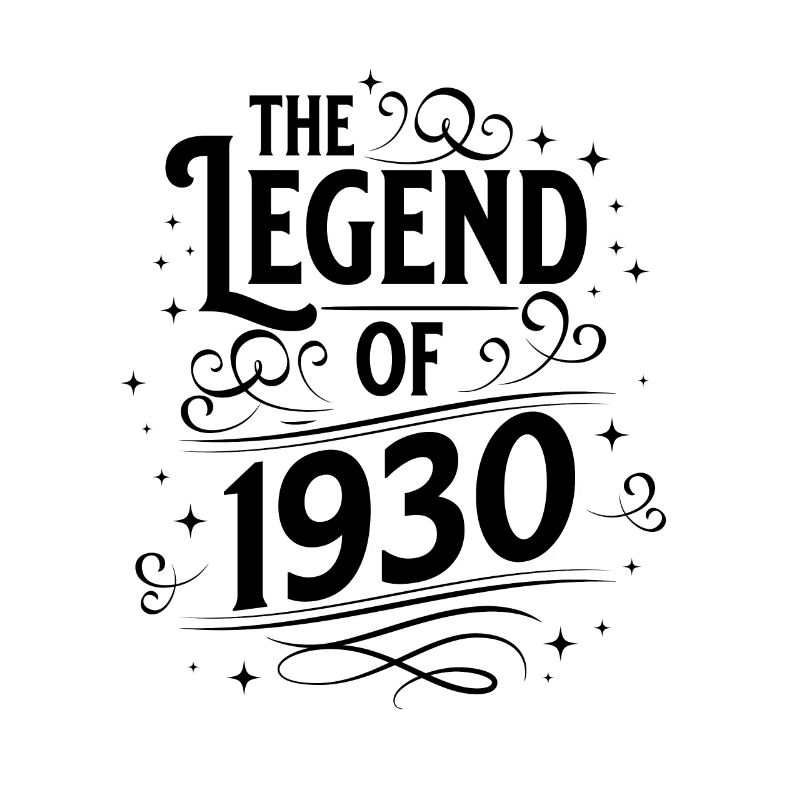 Die Legende von 1930 Geburtstag