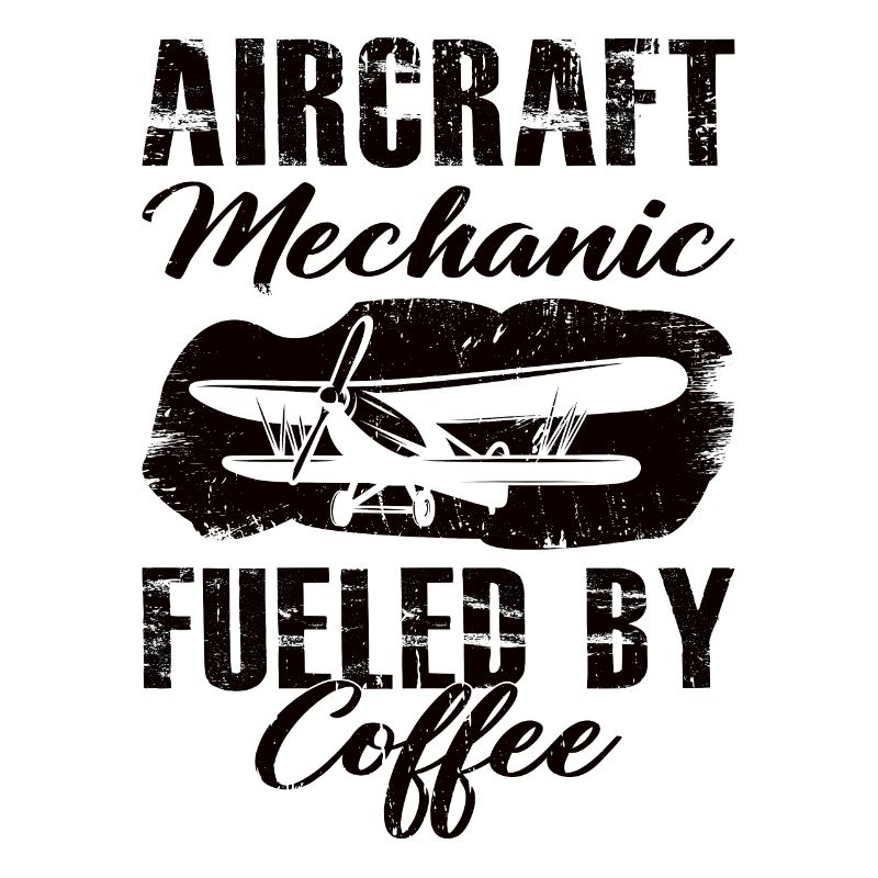 Flugzeugmechaniker Mechnaiker Kaffee Flugzeug Held