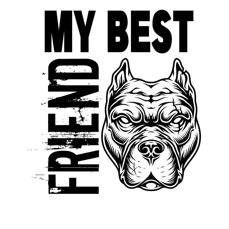 Bester Freund Pitbull Haustier Hunderasse