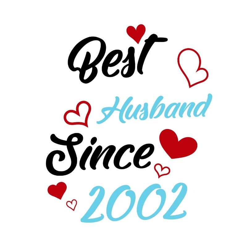 Bester Ehemann seit 2002 Hochzeit