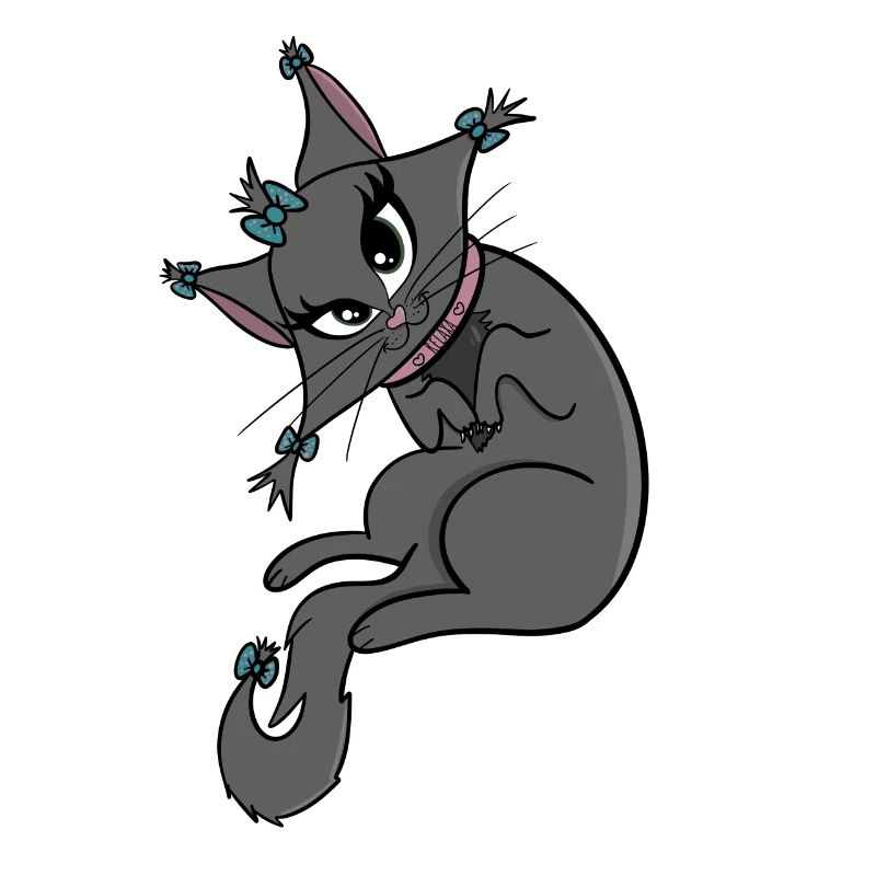Douce dame de chat chillt