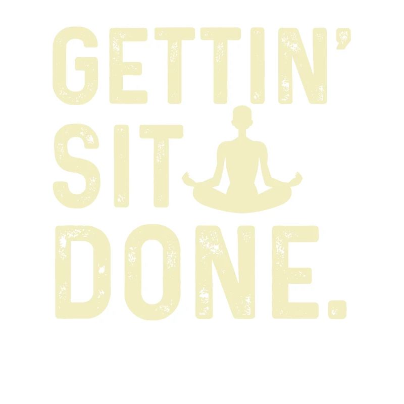Gettin setz dich Buddhist Geschenk