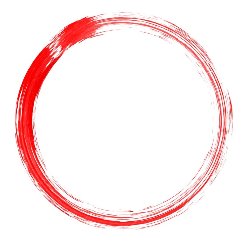 Red circle