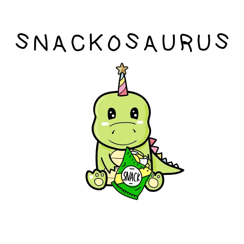 Snackosaurus Dinosaurier und Snack - Geschenkidee
