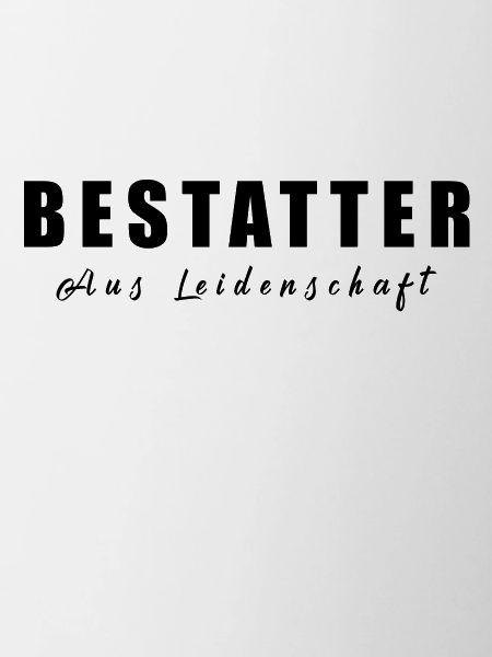 Bestatter - Bestattung