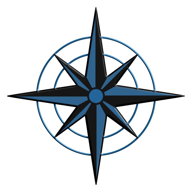 Navigation Compass Star Sailor and Skipper Boat