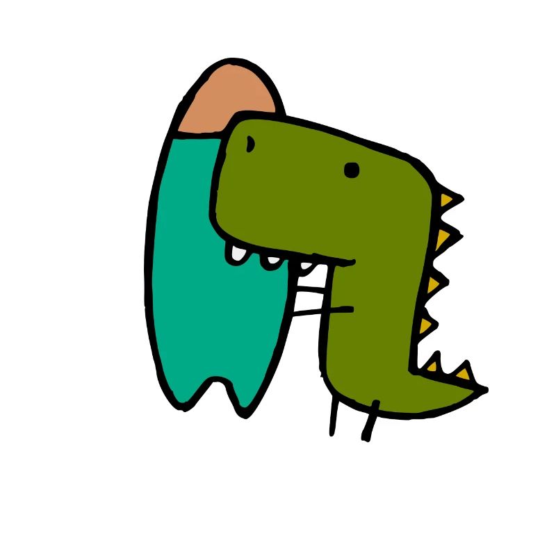 Trex Dino Surfing Suess