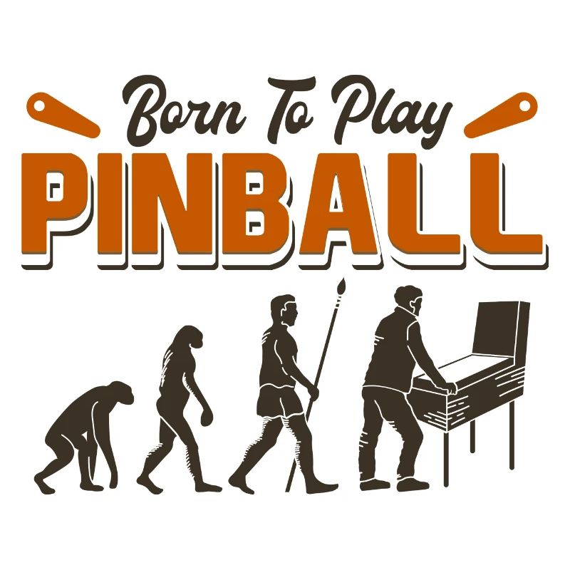 Evolution Born To Play Pinball / Flipper Flippern