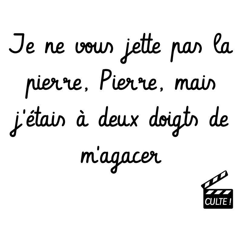 Je ne vous jette pas la pierre, Pierre !