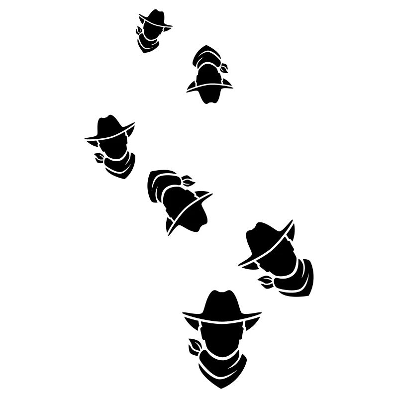 Cowboy western head