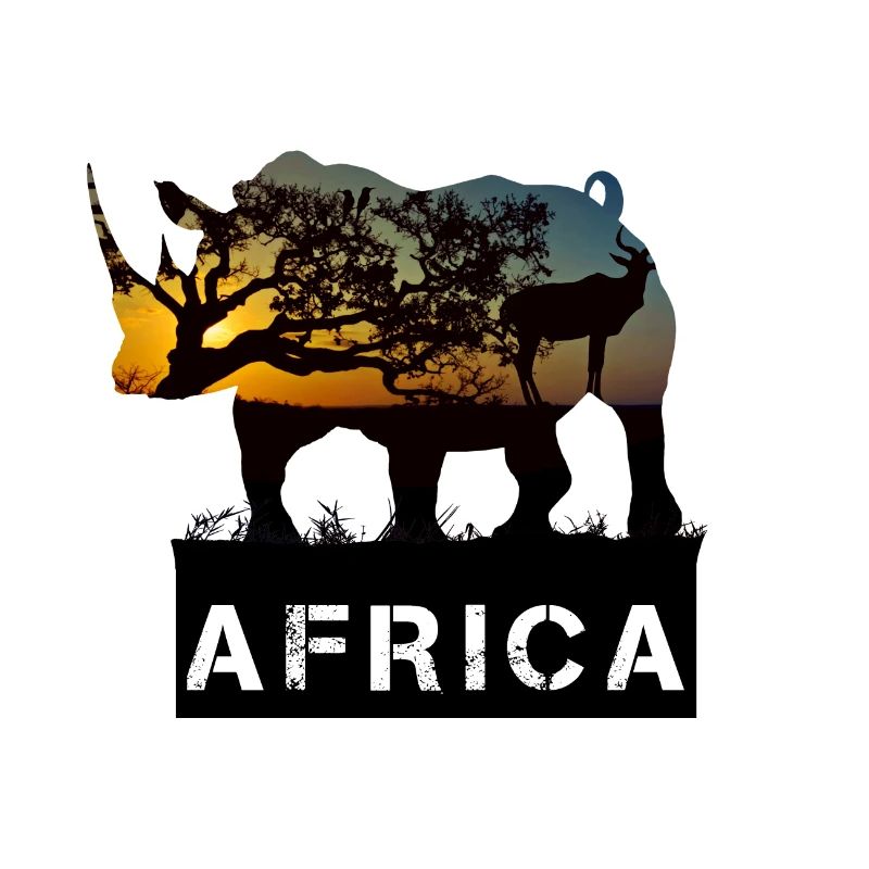 Afrique Rhinocéros