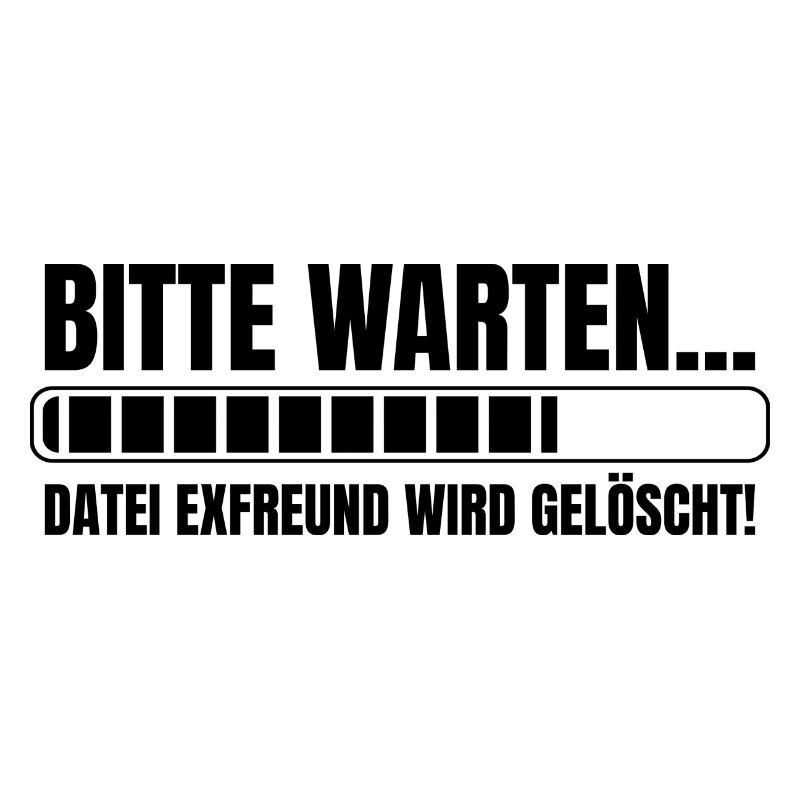 Bitte warten Datei Exfreund wird gelöscht