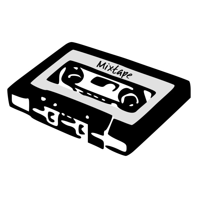Cassettes Mixtape vieux cadeau cool école