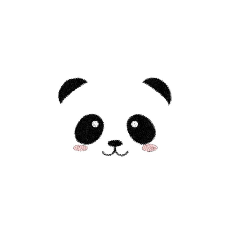 panda mosaic