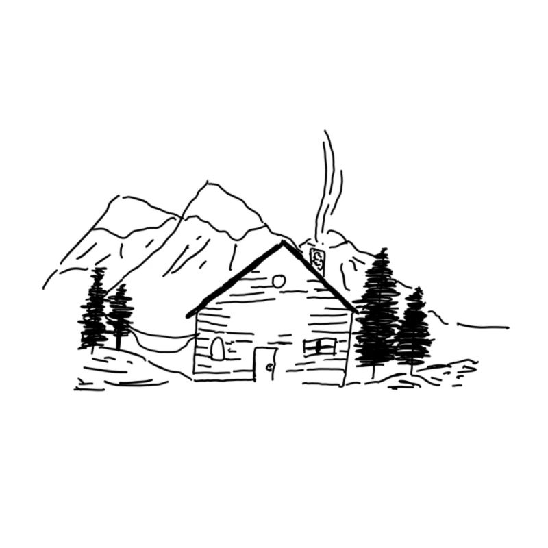 haus berge cabin Geschenkidee mountains
