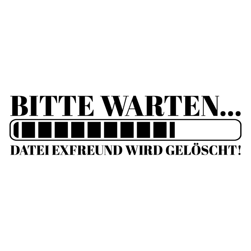 Bitte warten Datei Exfreund wird gelöscht