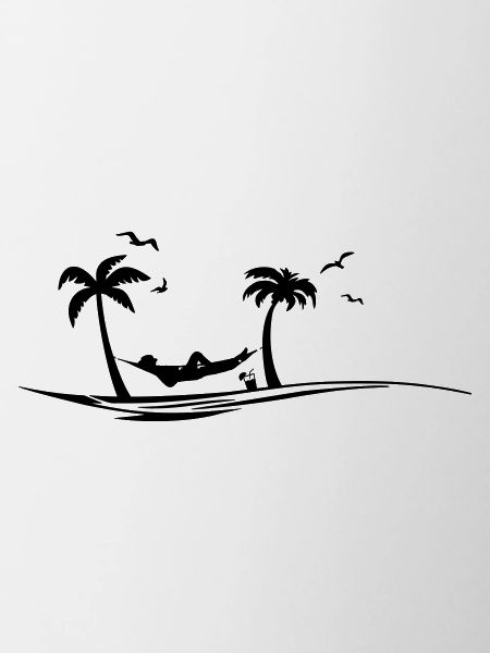 HANGING PALMEN Water Waves Sun