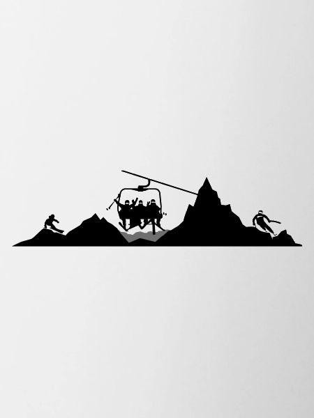 Winter - ski chairlift