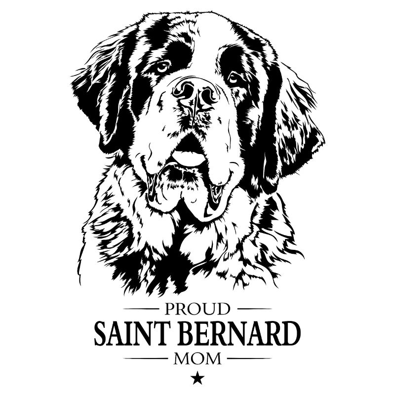 Saint Bernard Mom Hunde Hund Bernhardiner Wilsigns