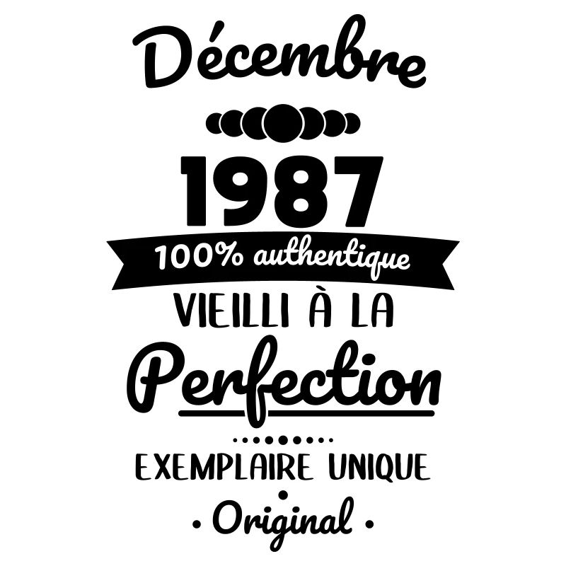 Anniversaire 35 ans - Décembre 1987 Original