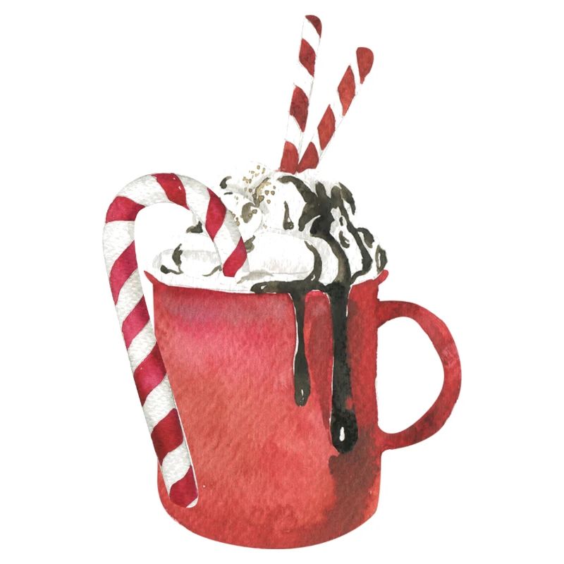 Hot chocolate and marshmallows