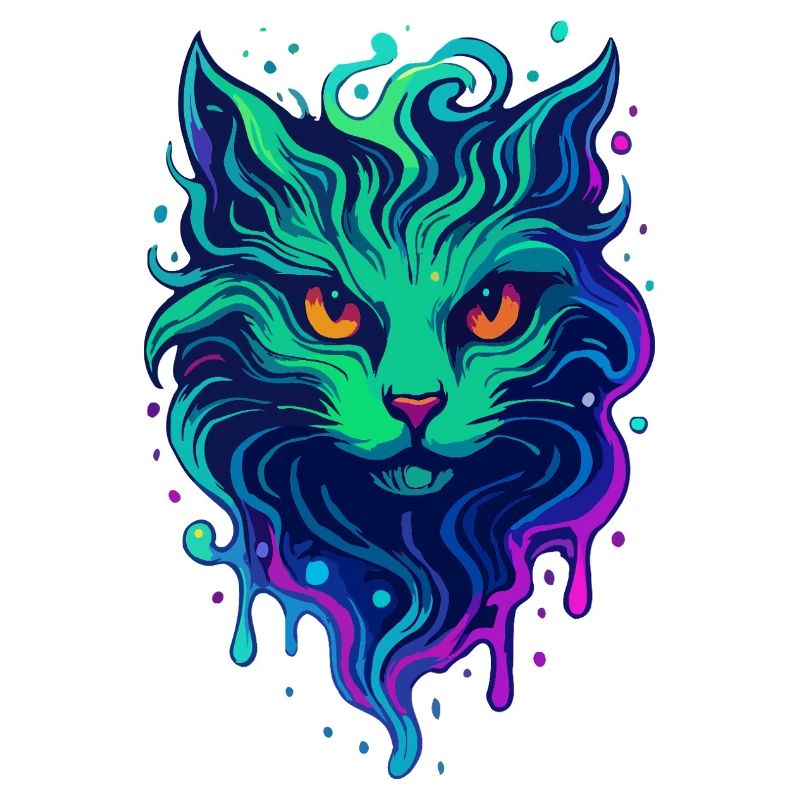 Neon Katze