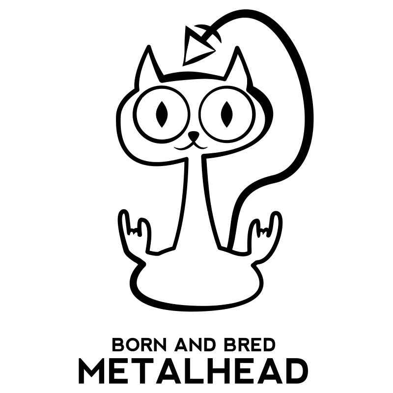 Heay metal cat
