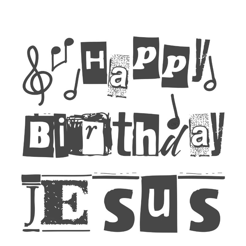 Conception chrétienne de Noël Joyeux anniversaire Jésus
