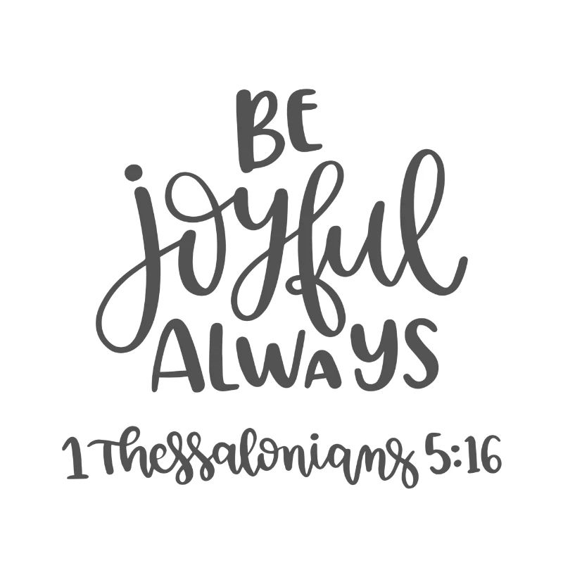 Christian Design be Joyful always
