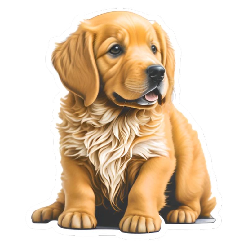 Chiot mignon / chiot Golden Retriever